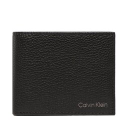 Calvin Klein Portofel Mare pentru Bărbați Calvin Klein Warmth Bifold 6cc W/Bill K50K509994 Ck Black BAX