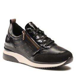Remonte Sneakersy Remonte D2401-04 Schwarz  / Schwarz  / Bronze  / Black  / Brown 04