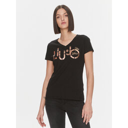 Liu Jo Liu Jo Marškinėliai MF3338 JS923 Juoda Regular Fit