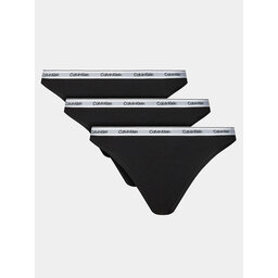Calvin Klein Underwear Calvin Klein Underwear Набір з 3 пар класичних трусів 000QD5207E Чорний