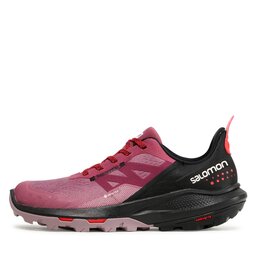 

Трекінгові черевики Salomon GORE-TEX Outpulse Gtx W 416897 21 V0 Tulipwood/Black/Poppy Red, Фіолетовий