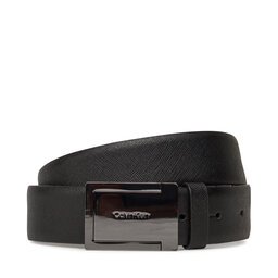 Calvin Klein Ζώνη Ανδρική Calvin Klein Formal Plaque Tex 35Mm K50K512843 Μαύρο