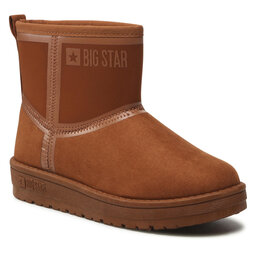 Big Star Shoes Боти Big Star Shoes KK274612 Brown