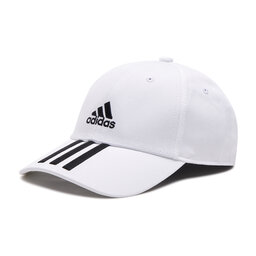 adidas Gorra con visera adidas Baseball 3-Stripes Twill Cap FQ5411 White/Black/Black