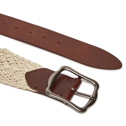 

Жіночий ремінь Weekend Max Mara Massimo 2415501045 Dark Brown, Бежевий