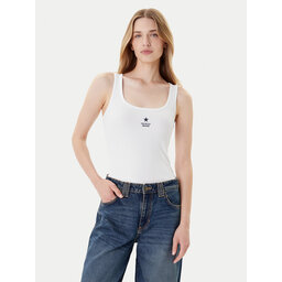 Guess Jeans Guess Jeans Τοπ W4YP48 KA0H1 Λευκό Regular Fit