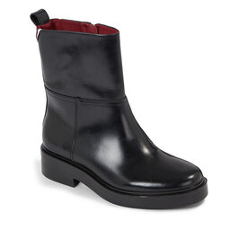 Tommy Hilfiger Botki Tommy Hilfiger Cool Elevated Ankle Bootie FW0FW07487 Black BDS