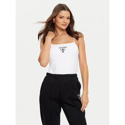 Guess Guess Τοπ V5RP08 KCOA2 Λευκό Regular Fit