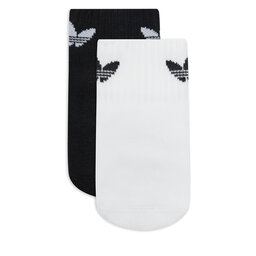 adidas Zestaw 2 par wysokich skarpet dziecięcych adidas Anti-Slip IQ3390 Kolorowy