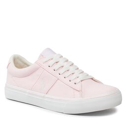 Polo Ralph Lauren Sneakers Polo Ralph Lauren Sayer RF104059 Pale Pink Recycled Canvas w/ White PP