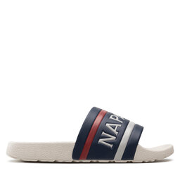 

Шльопанці Napapijri Stream NP0A4GTV White/Navy 01A1, Cиній