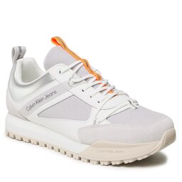 Calvin Klein Jeans Sneakers Calvin Klein Jeans Toothy Runner Low Laceup Mix YM0YM00710 Bright White/Oyster Mushroom YBR