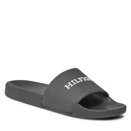 Tommy Hilfiger Nazouváky Tommy Hilfiger Th Embossed Pool Slide FM0FM04869 Dark Ash PTY