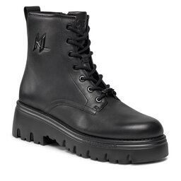 KARL LAGERFELD Schnürstiefeletten KARL LAGERFELD KL15350 Black Lthr