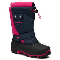 KangaRoos Cizme de zăpadă KangaRoos Kanga-Bean II 18416 000 4204 Dk Navy/Daisy Pink D