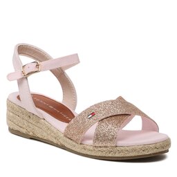 Tommy Hilfiger Espadrilles Tommy Hilfiger Rope Wedge T3A7-32775-1596363 M Powder Pink 363
