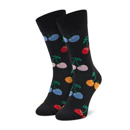 Happy Socks Ponožky Vysoké Unisex Happy Socks CHE01-9050 Čierna