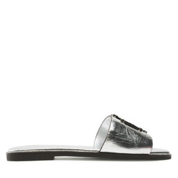 

Шльопанці Tory Burch Ines Slide 136981 Silver 040, Срібний