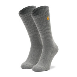 Carhartt WIP Vysoké pánske ponožky Carhartt WIP Chase I029421 Grey Heather/Gold