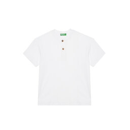 United Colors Of Benetton United Colors Of Benetton Camiseta 3F4JC10NN Blanco Regular Fit