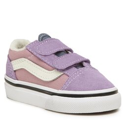 Vans Teniși Vans Old Skool V VN0A4VJJD1Q1 Suede/Sherpa Multi Color