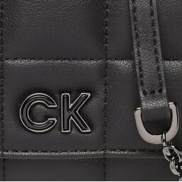 

Сумка Calvin Klein Re-Lock Quilt Trifold Md W/Strap K60K610476 BAX, Чорний