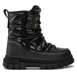 Tommy Hilfiger Апрески Tommy Hilfiger Fur Boot T3A5-33610-1695 M Черен