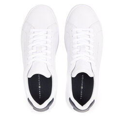 

Снікерcи Tommy Hilfiger Th Court Better Lth Tumbled FM0FM04972 White YBS, Білий