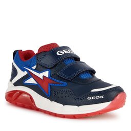 Geox Сникърси Geox J Spaziale Boy J36CQA 0BU11 C0735 D Navy/Red