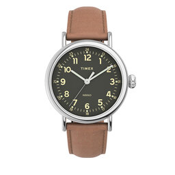 Timex Pulkstenis Timex Standard TW2V27700 Brown/Silver