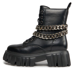 

Ботильйони Buffalo Lion Lace Up T-Chain 1622367 Black, Чорний