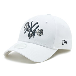 New Era Cepure ar nagu New Era Floral Metalli 60298689 Balts