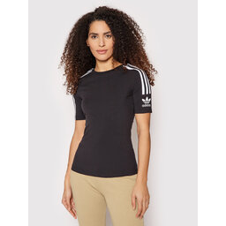 adidas adidas Marškinėliai Tight Tee FM2592 Juoda Slim Fit