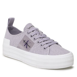 Calvin Klein Jeans Гуменки Calvin Klein Jeans Bold Vulc Flatf Laceup Wn YW0YW01039 Lavender Aura VUP