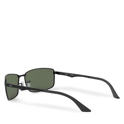 

Сонцезахисні окуляри Ray-Ban 0RB3498 002/71 Black/Dark Green, Чорний