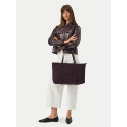 Calvin Klein Handtasche Calvin Klein Medium Tote LV04F3869G Dunkelrot