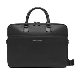 Tommy Hilfiger Brašna na notebook Tommy Hilfiger Th Business Leather Comp Bag AM0AM13214 Černá
