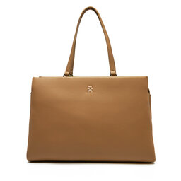 Tommy Hilfiger Τσάντα Tommy Hilfiger Th Legacy Tote AW0AW17197 Καφέ