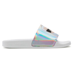 

Шльопанці KARL LAGERFELD KL80905 Iridescent Rubber, Срібний