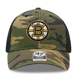 

Бейсболка 47 Brand Nhl Boston Bruins Trucker H-CBRAN01GWP-CM Camo, Зелений