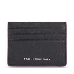 Tommy Hilfiger Etui na karty kredytowe Tommy Hilfiger Th Struc Leather Cc Holder AM0AM11606 Black BDS