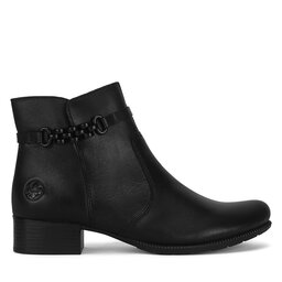 Rieker Μποτάκια Rieker 78676-00 Μαύρο