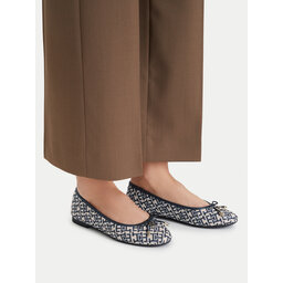 Tommy Hilfiger Ballerinas Tommy Hilfiger Th Charm Jacquard Ballerina FW0FW09504 Bunt