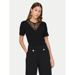 JDY JDY Marškinėliai Roxy 15341671 Juoda Slim Fit