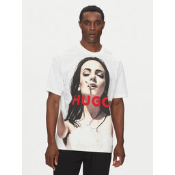 HUGO HUGO T-Shirt Duwedie 50535314 Weiß Oversize
