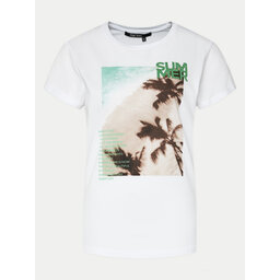 Marc Aurel Marc Aurel T-Shirt 7564 7000 73736 Weiß Regular Fit