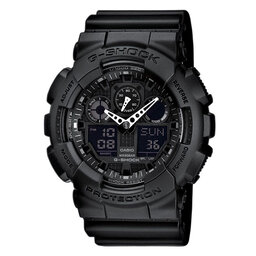 G-Shock Часовник G-Shock GA-100-1A1ER Black/Black