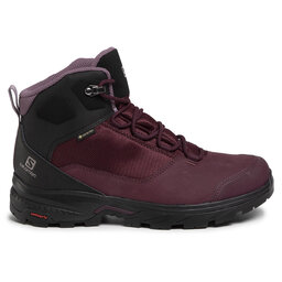 

Трекінгові черевики Salomon Outward Gtx W GORE-TEX 409580 23 V0 Winetasting/Black/Quail, Фіолетовий