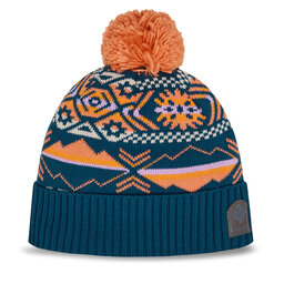 Columbia Шапка Columbia Palmer Peak™ Pom Beanie Nocturnal Checkered Peaks/Faded Peach 466