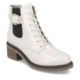 Remonte Боти Remonte D1A72-80 Offwhite  / Braun-Schwarz 80